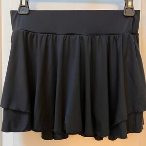 Tennis skort with inside pocket, great for ballet/dance and athletic activities